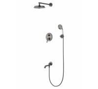 Душевая система Wonzon & Woghand Steam WW-88939008-BGM встраиваемая, темный графит