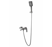 Смеситель Wonzon & Woghand Diamond WW-88639011-BGM для ванны и душа, темный графит