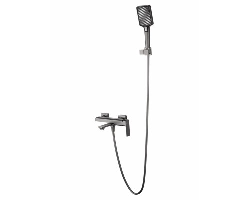 Смеситель Wonzon & Woghand Diamond WW-88639011-BGM для ванны и душа, темный графит