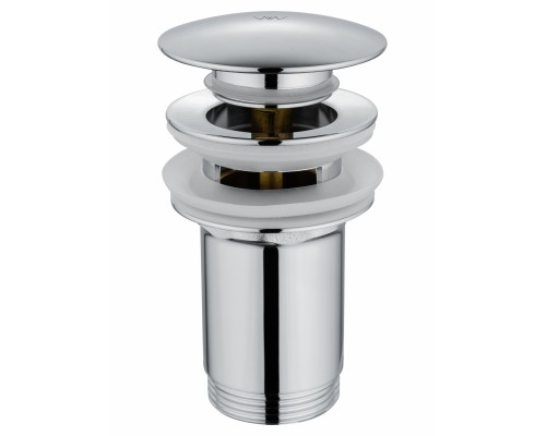 Донный клапан для раковины Wonzon & Woghand WW-88SS09-CR без перелива 1 1/4, хром