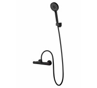 Смеситель Wonzon & Woghand INN 5 WW-B1005-A-MB для душа с термостатом, черный/матовый