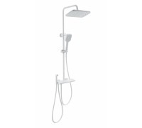 Душевая система Wonzon & Woghand Muse Piano WW-B4132-A-MW с термостатом, белый/матовый