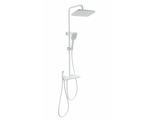 Душевая система Wonzon & Woghand Muse Piano WW-B4132-A-MW с термостатом, белый/матовый