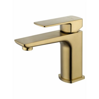 Смеситель Wonzon & Woghand Edge WW-88139003-BG для раковины, брашированное золото