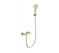 Смеситель Wonzon & Woghand INN 3 WW-B2012-A-BG для душа с термостатом, брашированное золото