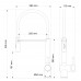 Смеситель Wonzon & Woghand WW-88438003-BG для кухонной мойки, брашированное золото