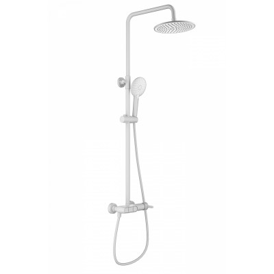 Душевая система Wonzon & Woghand Muse Corno WW-A30653-MW белый/матовый