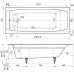 Чугунная ванна Wotte Forma 170х70