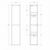 Шкаф-колонна BelBagno Kraft KRAFT-1600-2A-SC-BO-R правый, Bianco Opaco