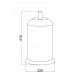 Ведро для мусора Boheme Murano Cristal 10914-CRST-BR