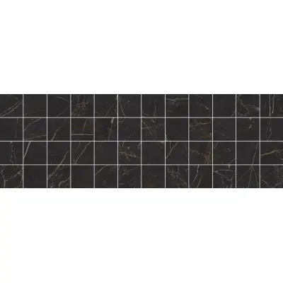 Керамическая мозаика Laparet Royal 20x60 чёрный MM60074