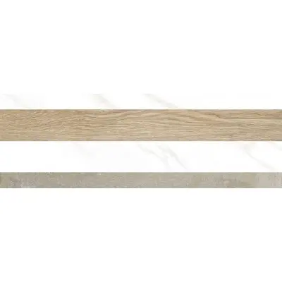 Керамическая плитка Laparet Arctic 20x60 полоски бежевый 17-00-11-2487