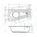 Акриловая ванна Riho Delta 160х80 R без гидромассажа B068001005