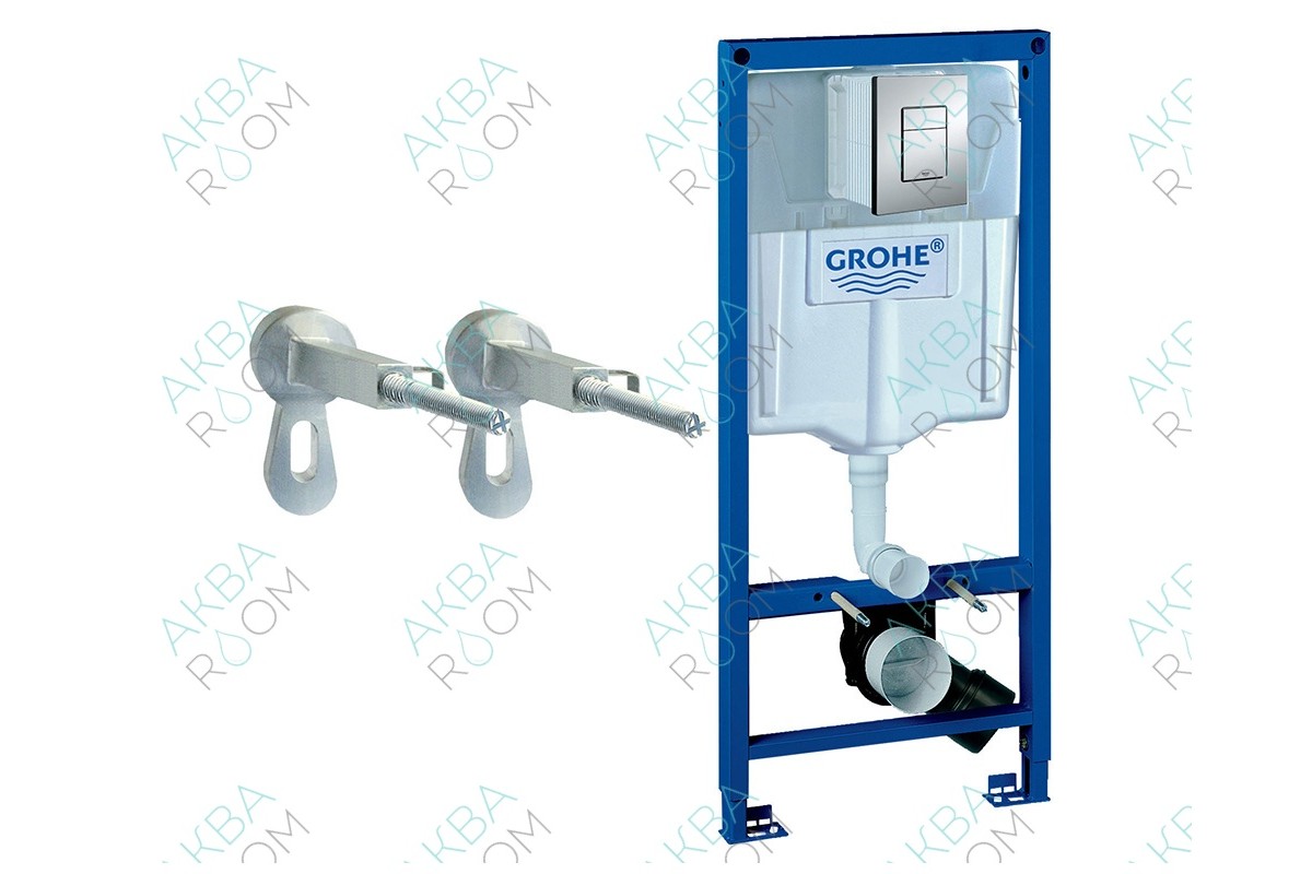 Инсталляция Grohe Rapid SL 38772001 с кнопкой смыва