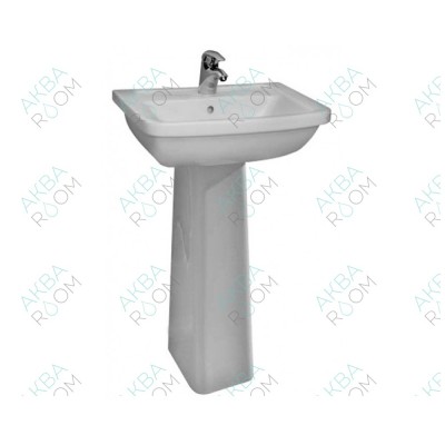 Раковина Vitra Form 300 9602B003-7650 с пьедесталом (55 см)