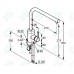 Смеситель Kludi L-INE 428140577 для кухонной мойки