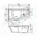 Акриловая ванна Riho Geta 160х90 R без гидромассажа B029001005