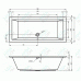 Акриловая ванна Riho Lusso 180x80 без гидромассажа B036001005