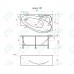 Акриловая ванна 1MarKa MARKA ONE Gracia 170x100 L
