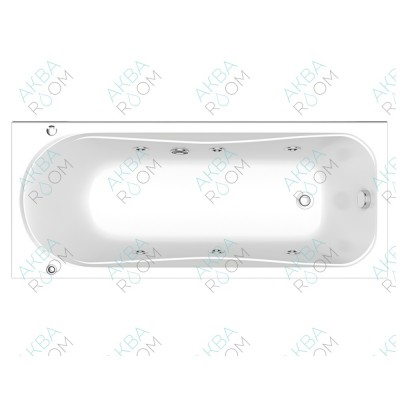 Акриловая ванна BAS Стайл 1600х700 без гидромассажа В 00034