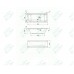 Акриловая ванна Kolpa San Elektra 1700x800 Basis без гидромассажа 5023-01