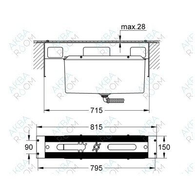 Скрытая часть Grohe 29037000