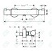 Смеситель Hansgrohe Ecostat Comfort 13116000 для душа с термостатом, хром