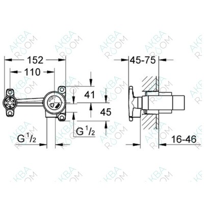 Скрытая часть Grohe 33769000