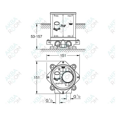 Скрытая часть Grohe 45984001