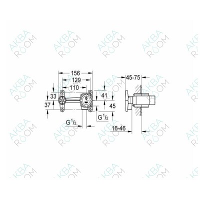 Скрытая часть Grohe 23319000