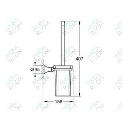 Ершик для туалета Grohe Grandera 40632000