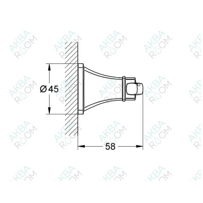 Крючок Grohe Grandera 40631000