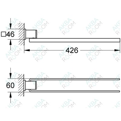 Полотенцедержатель Grohe Allure 40342000