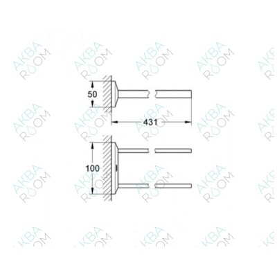 Полотенцедержатель Grohe Allure Brilliant 40496000