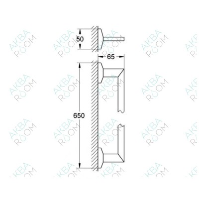 Полотенцедержатель Grohe Allure Brilliant 40497000