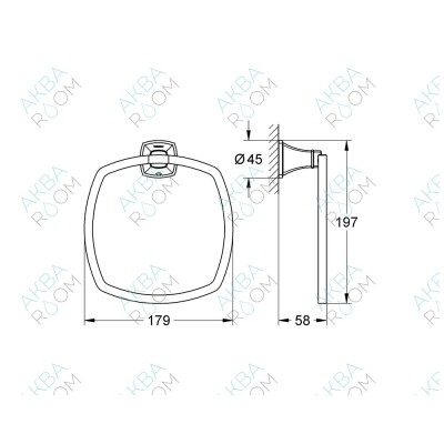 Полотенцедержатель Grohe Grandera 40630000