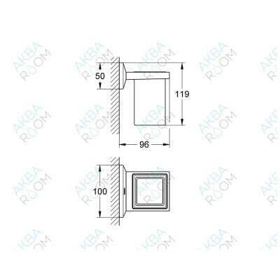 Стакан Grohe Allure Brilliant 40493000