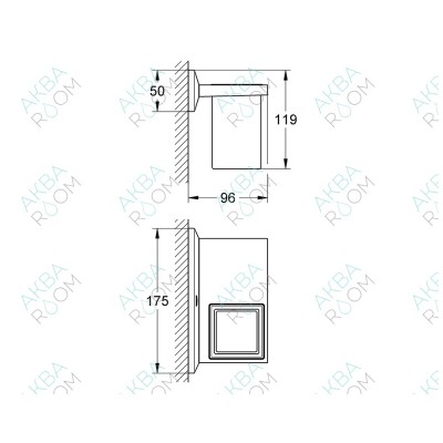 Стакан Grohe Allure Brilliant 40503000