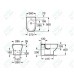 Биде напольное Roca Meridian 357244000