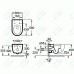 Унитаз подвесной Roca Meridian 346247000