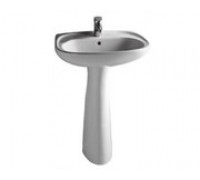 Раковина Vitra Normus 9600B003-7650 с пьедесталом (55 см)