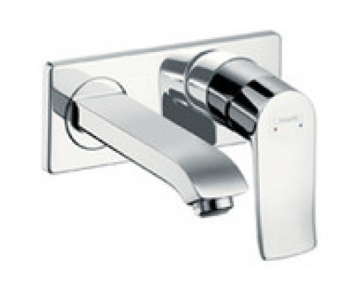 Смеситель Hansgrohe Metris 31085000 встраиваемый, для умывальника